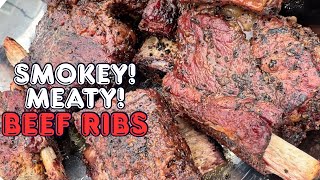 How To Make BEEF RIBS On Pit Boss Using JUELICH Meat Thermometer