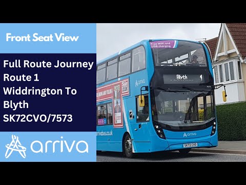 Full Route Journey | Arriva Northumbria Route 1 - Widdrington To Blyth | SK72CVO/7573