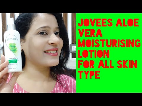 Review and Demo of Jovees Aloe Vera Moisturising Lotion Suitable for all Skin Type