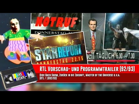 RTL Vorschau- und Programmtrailer (1992 & 1993)