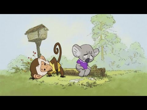 Cortos de video animado | Koala y mono