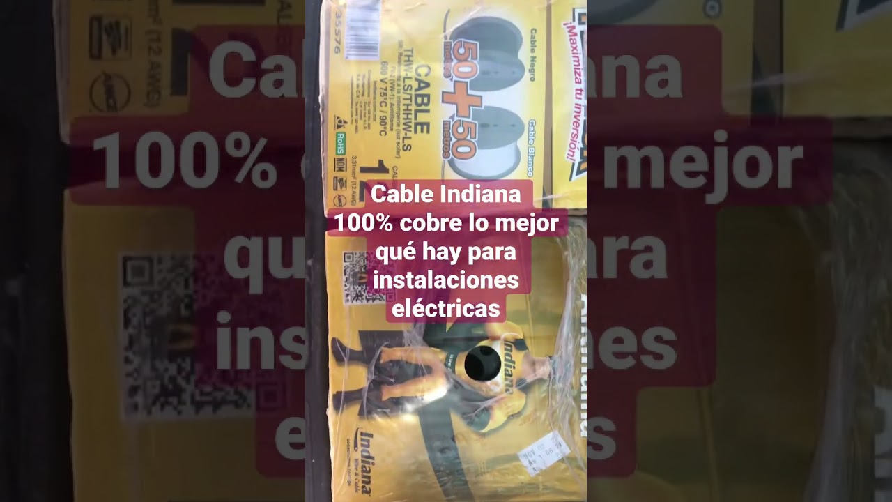 Cable Indiana. Lo mejor para instalaciones eléctricas. @HomeDepot @HomeDepotEspanol