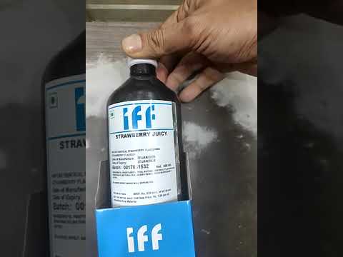 Strawberry liquid flavor