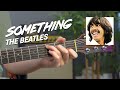 The Beatles - SOMETHING guitar lesson tutorial