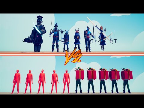 EVIL DLC vs PRESENT ELFS + RANDOM UNITS - Totally Accurate Battle Simulator | TABS