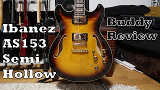 Video thumbnail for Ibanez AS153-AYS Semi Hollow Artstar Series Buddy Review by L&M Guitar Corner
