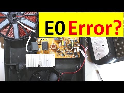 How to repair induction cooktop e0 error