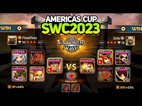 ZEFA vs FIRAS (BO5) | SEMI FINAL | SWC2023 AMERICAS CUP Preliminary Day 3 - Summoners War