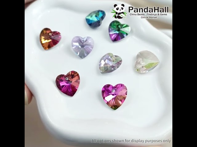 Vídeo relacionado con PH PandaHall 200 colgantes de corazón de amor, mini dijes de corazón de metal plateado para hacer gargantillas, collares, pulseras, aretes, joyas, accesorios de bricolaje para boda, San Valentín