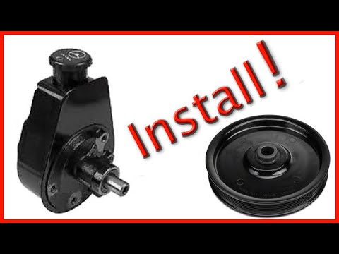 How to Install Power Steering Pump Pulley