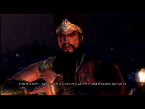 Dynasty Warriors 6 (JPN) - Guan Yu Story Mode - Part 2 - Battle Of Hulao Gate - Allied's Forces