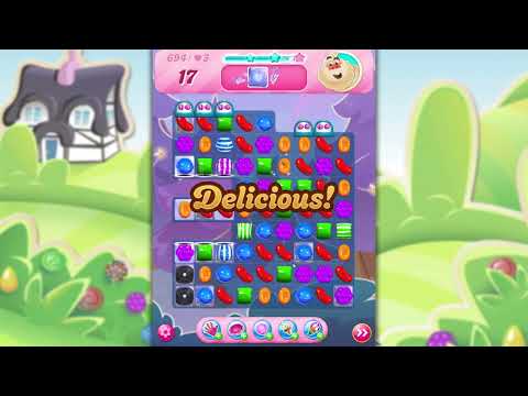 Candy Crush Saga LEVEL 694 (new version*)✔️