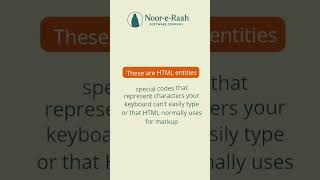 HTML Entities Explained in 100 Seconds