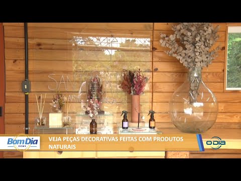 Veja peças decorativas feitas com produtos naturais 18 02 2022