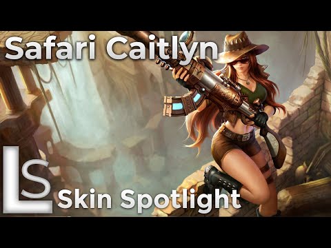 Safari Caitlyn - Skin Spotlight - League of Legends - Patch
