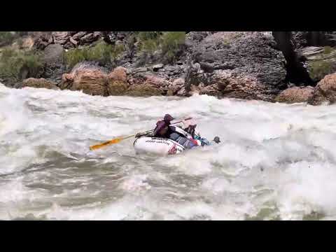 Azra Oar boat run, Lava Falls- 7/3/2023