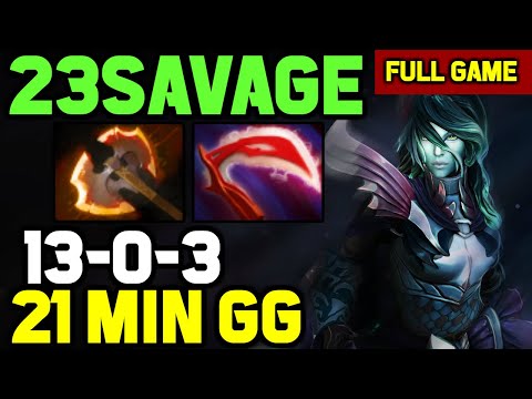 MASSIVE CRITS - 23savage CARRY Phantom assassin OWNAGE