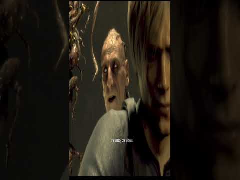 Leon and Sadler Gets Infected by Parasite #shorts #residentevil4remake
