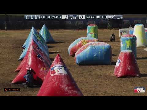 San Antonio X-Factor vs. San Diego Dynasty and Chicago Aftershock vs. Houston Heat #paintball
