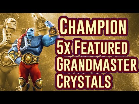 5x Champion Featured Grandmaster Crystal Opening | Marvel Contest of Champions