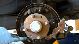 Mazda Protege - Replacing Rear Drums And Shoes | Removal And Installation |