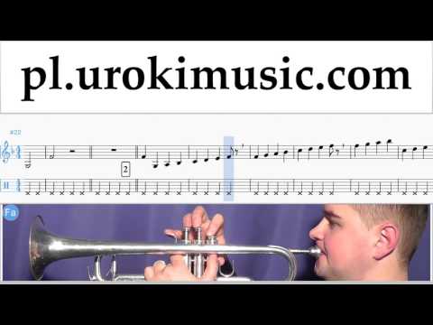 Nauka Gry Na Trąbce Justin Bieber - Sorry Nuty Poradnik Część 1 um-i463