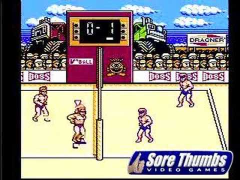 volleyball nes gameplay