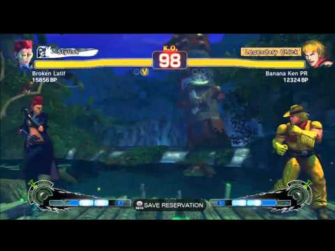 SSF4 AE: Broken Latif (C. Viper) VS Banana Ken PR (Ken)
