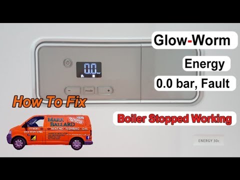 Glow Worm Energy, 0.0 bar. How to Get the Boiler Working Again, Topping up the Boiler. Simple Guide