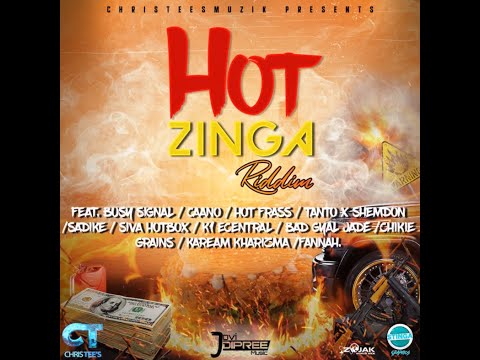 Hot Zinga Riddim (Mix-Jan 2021) Christees Muzik / Busy Signal, Hot Frass, Tanto Blacks,  Sadike.