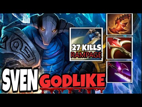 SVEN FULL DAMAGE HARD CARRY NO MORE BRISTLEBACK EZ RAMPAGE DOTA 2 HIGHLIGHTS