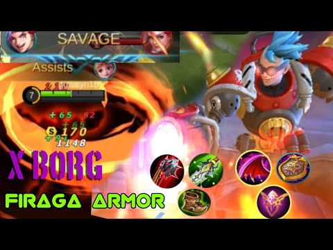 X Borg Mobile Legends | How to play X Borg 2020? SAVAGE!!!