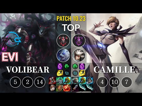 DFM Evi Volibear vs Camille Top - KR Patch 10.23