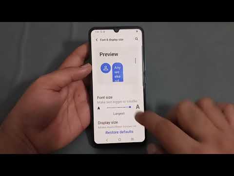 Vivo y72, how to use high contrast text, Vivo mobile mein high contrast text use Karen