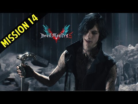 Diverging Point: V | Mission 14 Gameplay Walkthrough | Devil May Cry 5
