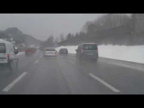 From Regensdorf to Schaffhausen /A1, A4/ 6X Speed, Switzerland / 03/2010 / 720p HD