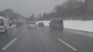 preview picture of video 'From Regensdorf to Schaffhausen /A1, A4/ 6X Speed, Switzerland / 03/2010 / 720p HD'