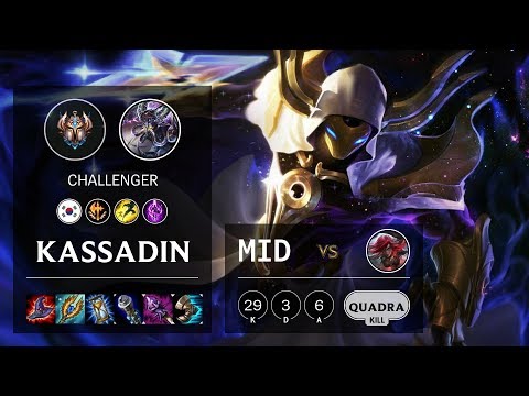 Kassadin Mid vs Katarina - KR Challenger Patch 10.6