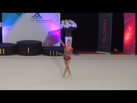 Marie Anett Kaasik clubs junior all around Eesti MV 2018