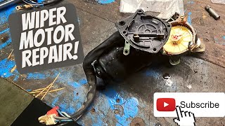 Wiper Motor Repair on our Fiat 124 Spider Project!