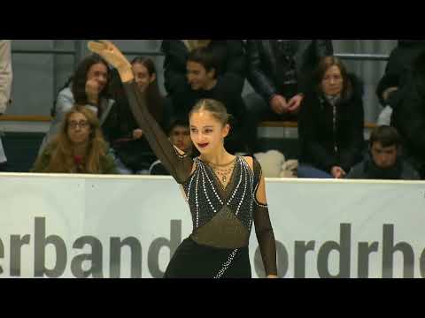 Amanda Ghezzo (ITA) Junior Women FS - NRW Trophy 2025