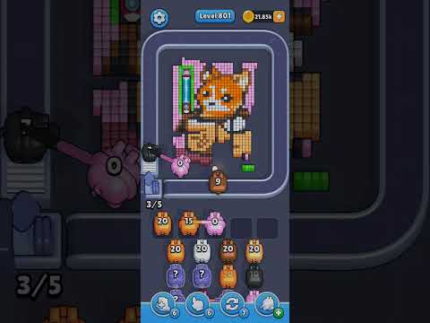 Pixel Flow Level 801 Walkthrough