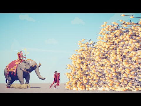 SACRED ELEPHANT & SHIELD BEARER vs EVERY GOD - Totally Accurate Battle Simulator
