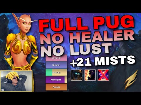 Full Pug Group 1 Tank 4 DPS run in a +21 !? Kyrian Prot Paladin