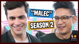 Matthew Daddario & Harry Shum Jr Talk Malec & Shadowhunters Training | Teen Choice 2016 Interview