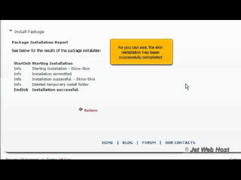 f How to install third party skins in DotNetNuke