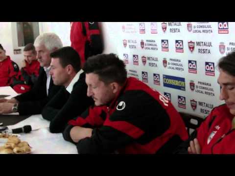 CONFERINTA  DE PRESA ORGANIZATA DE CS METALUL RESITA