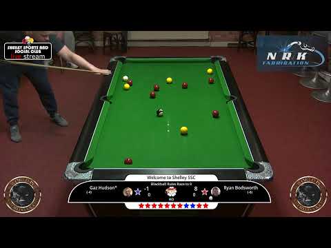 Gaz Hudson v Ryan Bodsworth Blackball Rules Race to 9 for KO