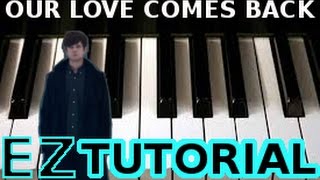 JAMES BLAKE - Our Love Comes Back - PIANO TUTORIAL Video (Learn Online Piano Lessons)
