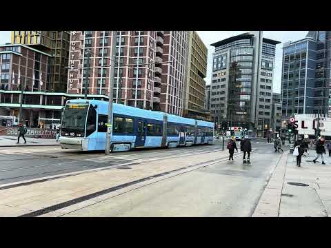 Oslo Sentrum - Tram/Trolley Exchange in Oslo, Norway